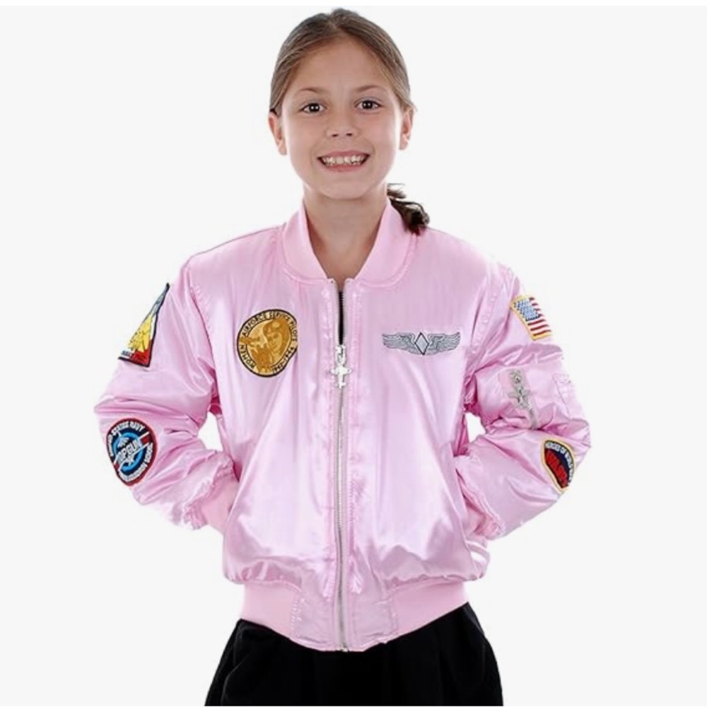 ✈️ Up and Away MA-1 Flight Jacket in Pink 🇺🇸